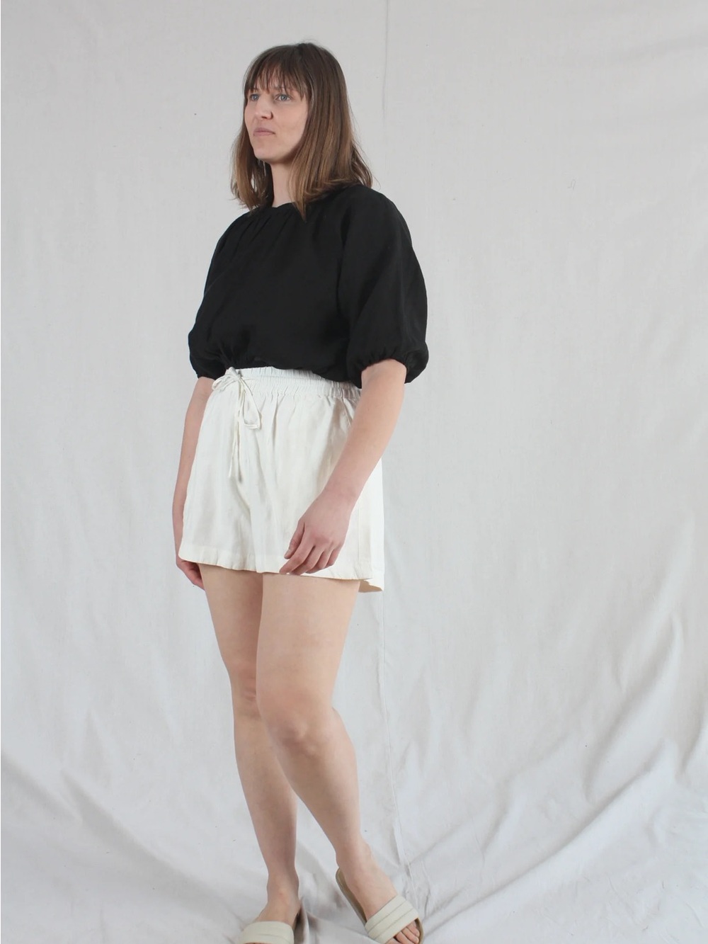 APIECE APART TRAIL SHORT CREAM - Picture 2 of 6